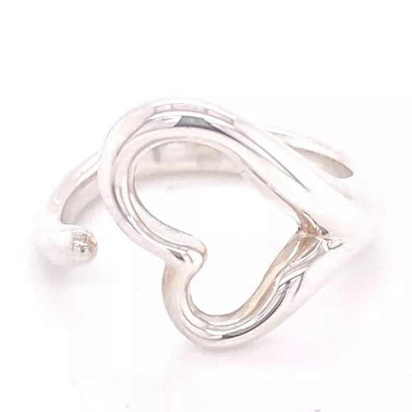 Tiffany & Co. Elsa Peretti Open Heart Ring LikeNew